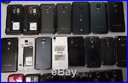 Lot of 22 Smartphones(Samsung, LG, Microsoft & HTC)-for AT&T Read Description