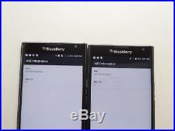 Lot of 2 Blackberry Priv T-Mobile STV100-1 32GB Smartphones Cracked AS-IS GSM