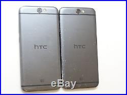 Lot of 2 HTC One A9 2PQ9120 AT&T Smartphones Power On Good LCD AS-IS GSM