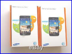 Lot of 2 New Sealed Samsung Galaxy Note SGH-I717 AT&T Black Smartphones GSM