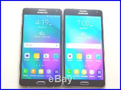 Lot of 2 Samsung Galaxy A7 GSM Unlocked 16GB Blue SM-A700L Smartphones AS-IS