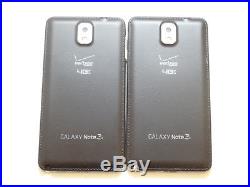 Lot of 2 Samsung Galaxy Note 3 SM-N900T T-Mobile Unlocked Smartphones AS-IS #