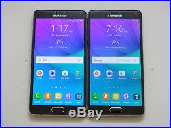Lot of 2 Samsung Galaxy Note 4 SM-N910H 32GB GSM Unlocked Smartphones AS-IS
