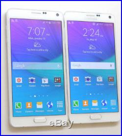 Lot of 2 Samsung Galaxy Note 4 SM-N910T 32GB T-Mobile GSM Unlocked Smartphones