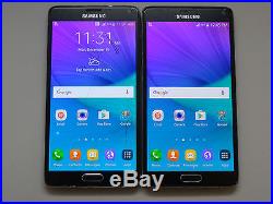 Lot of 2 Samsung Galaxy Note 4 SM-N910T 32GB T-Mobile Smartphones AS-IS GSM @