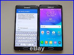 Lot of 2 Samsung Galaxy Note 4 SM-N910T 32GB T-Mobile Smartphones AS-IS GSM ^