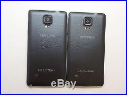Lot of 2 Samsung Galaxy Note 4 SM-N910T 32GB T-Mobile Smartphones AS-IS GSM