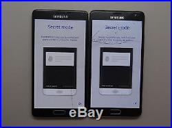 Lot of 2 Samsung Galaxy Note 4 SM-N910T 32GB T-Mobile Smartphones AS-IS GSM