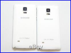 Lot of 2 Samsung Galaxy Note 4 SM-N910T T-Mobile Smartphones AS-IS GSM ^