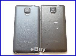 Lot of 2 Samsung Galaxy Note 4 SM-N910T T-Mobile Smartphones AS-IS GSM