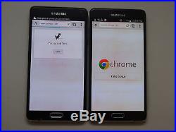Lot of 2 Samsung Galaxy Note 4 SM-N910V Verizon Unlocked 32GB Smartphones AS-IS^