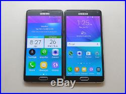 Lot of 2 Samsung Galaxy Note 4 SM-N910 SK Telecom Smartphones AS-IS