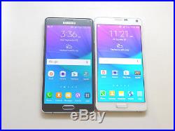 Lot of 2 Samsung Galaxy Note 4 T-Mobile & GSM Unlocked Smartphones AS-IS &