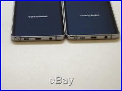 Lot of 2 Samsung Galaxy Note 5 SM-N920R7 Unknown Carrier 32GB Smartphone AS-IS