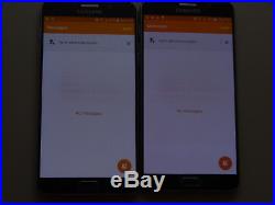 Lot of 2 Samsung Galaxy Note 5 SM-N920T T-Mobile Unlocked Smartphones AS-IS GSM