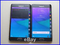 Lot of 2 Samsung Galaxy Note Edge SM-N915T T-Mobile Unlocked Smartphones AS-IS