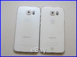 Lot of 2 Samsung Galaxy S6 32GB Unlocked Smartphones AS-IS GSM