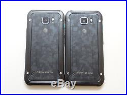 Lot of 2 Samsung Galaxy S6 Active SM-G890A AT&T 32GB Smartphones AS-IS GSM #