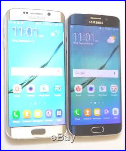 Lot of 2 Samsung Galaxy S6 Edge SM-G925T 32GB T-Mobile Smartphones AS-IS GSM ^