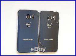 Lot of 2 Samsung Galaxy S6 Edge SM-G925V 32GB Verizon Unlocked Smartphones AS-IS