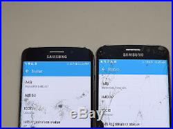 Lot of 2 Samsung Galaxy S6 Edge SM-G925V 32GB Verizon Unlocked Smartphones AS-IS