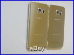 Lot of 2 Samsung Galaxy S6 Edge T-Mobile & GSM Unlocked Smartphones AS-IS