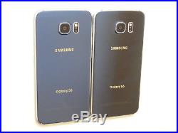 Lot of 2 Samsung Galaxy S6 SM-G920AZ Cricket Smartphones AS-IS GSM