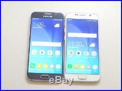 Lot of 2 Samsung Galaxy S6 SM-G920P Sprint 32GB Smartphones AS-IS