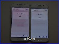 Lot of 2 Samsung Galaxy S6 SM-G920T T-Mobile & GSM Unlocked Smartphones AS-IS ^
