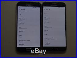Lot of 2 Samsung Galaxy S6 SM-G920V 32GB Verizon Unlocked Smartphones AS-IS GSM