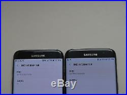 Lot of 2 Samsung Galaxy S7 Edge SM-G935T 32GB T-Mobile Smartphones AS-IS GSM