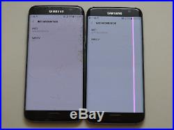 Lot of 2 Samsung Galaxy S7 Edge SM-G935T 32GB T-Mobile Smartphones AS-IS GSM