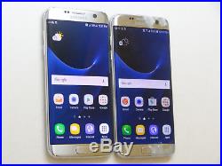 Lot of 2 Samsung Galaxy S7 Edge SM-G935T T-Mobile Unlocked Smartphones AS-IS GSM