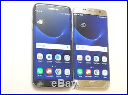 Lot of 2 Samsung Galaxy S7 Edge SM-G935V 32GB Verizon Unlocked Smartphones AS-IS