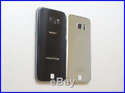 Lot of 2 Samsung Galaxy S7 Edge SM-G935V 32GB Verizon Unlocked Smartphones AS-IS