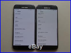 Lot of 2 Samsung Galaxy S7 SM-G930V 32GB Verizon Unlocked Smartphones AS-IS GSM