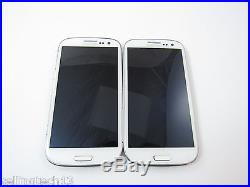Lot of 2 Samsung Galaxy S III SGH-I747 -Marble WHITE (AT&T) QC5