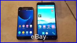 Lot of 2 T-mobile phones. Samsung S7 32GB and ZTE Z MAX PRO Z981