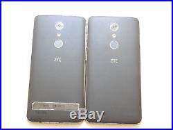 Lot of 2 ZTE ZMax Pro Z981 32GB T-Mobile & GSM Unlocked Smartphones AS-IS