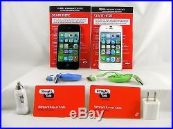 Lot of 2 iPhones 4-8GB CDMA Straight Talk network with Activation kit A1349