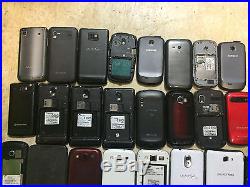 Lot of 33 Samsung Cellphones for parts repair or scrap gold recovery S2 S3 Note