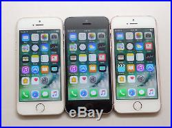 Lot of 3 Apple Iphone SE A1723 Sprint 16GB Smartphone AS-IS