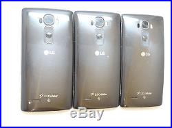 Lot of 3 LG G Flex 2 US995 U. S Cellular Smartphones Power On Good LCD AS-IS #