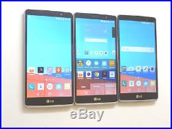 Lot of 3 LG G Stylo H631 16GB T-Mobile Smartphones AS-IS GSM