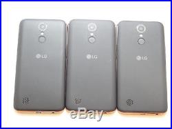 Lot of 3 LG K20 Plus TP260 T-Mobile & GSM Unlocked Smartphones AS-IS Clean IMEI