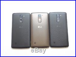 Lot of 3 LG Stylo 2 Plus MS550 Metro PCS Smartphones AS-IS GSM
