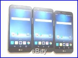 Lot of 3 LG Stylo 3 Plus TP450 32GB T-Mobile Unlocked Smartphones AS-IS GSM