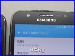 Lot of 3 Samsung Galaxy J5 SM-J500M Black 8GB Claro Smartphones AS-IS GSM