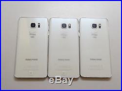 Lot of 3 Samsung Galaxy Note 5 SM-N920V Verizon Unlocked Smartphones AS-IS GSM ^