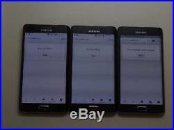 Lot of 3 Samsung Galaxy Note Edge SM-N915T T-Mobile Unlocked Smartphones AS-IS